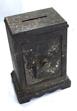 ANCIENNE TIRELIRE EN TÔLE COFFRE DE BANK LION OLD PIGGY BANK Sparschwein HUCHA