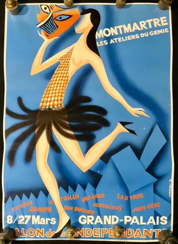 Affiche montmartre les - affiche,