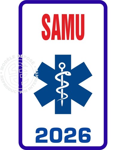 Caducée samu 2026 sticker - samu,