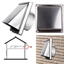 Mur de conduits d'aération 1 pièces mur extérieur 304 en acier inoxydable imp