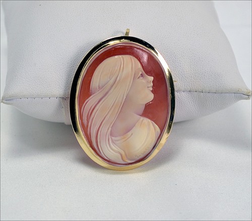 Pendentif broche jaune - en,