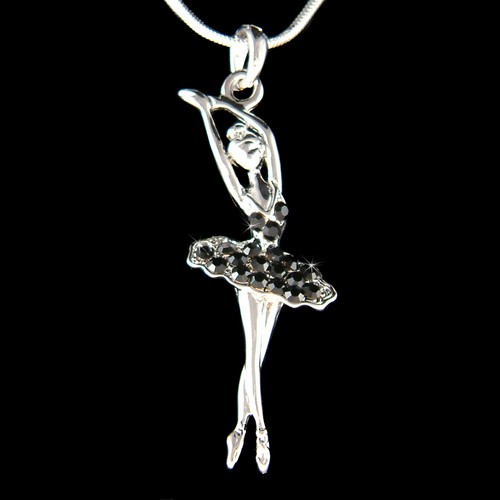 Collier pendentif danseuse - pendentif,