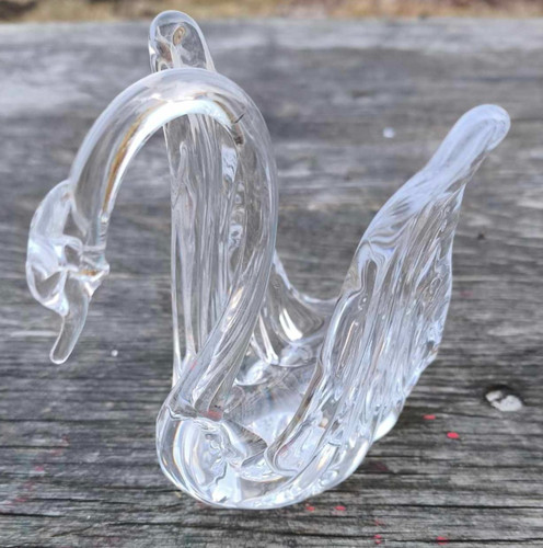 Petite sculpture cygne - , en
