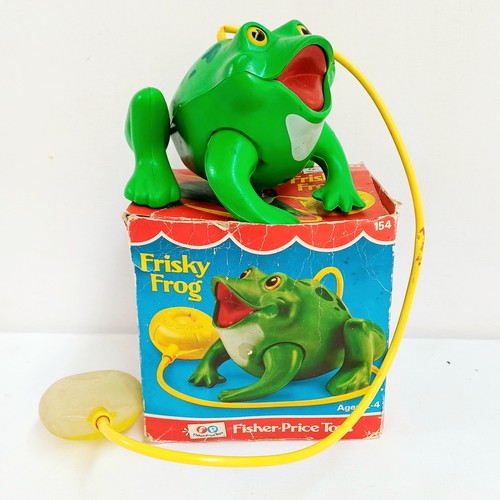 Jouet ancien grenouille - jouet,