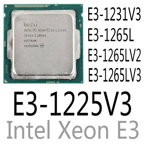 Intel 1231 e3 - e3-1231, e3-1265l