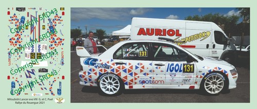 Decals mitsubishi lancer - decals,