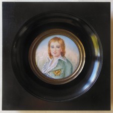 Ancienne PEINTURE MINIATURE