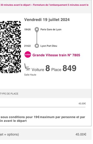 Billet train paris lyon - train, paris/lyon