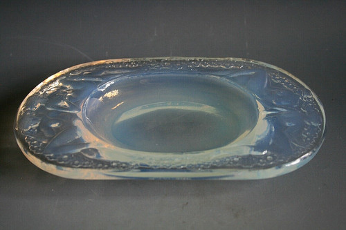 Ancien cendrier verre - ancien,