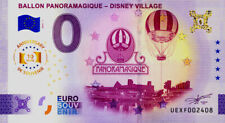 77 DISNEY Ballon Panoramagique, 2025, Anniversaire, Billet Euro Souvenir