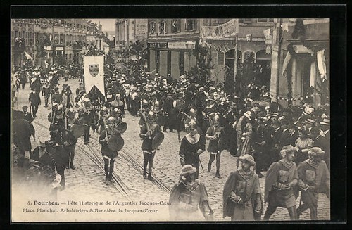 Cpa bourges fête - cpa,