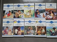 LOT 20 livres anciens romans Harlequin Azur