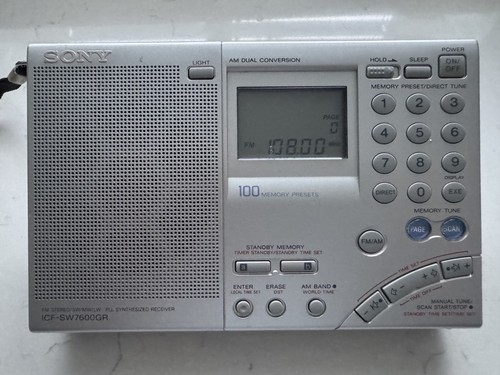 Sony icf sw7600gr fm - icf-sw7600gr, am/fm
