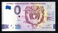 Billet Zéro € PARIS-PHILEX