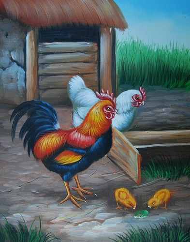 Tableau peinture huile sur - tableau, &