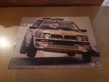Poster Affiche Vintage Lancia