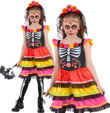Costume De La Fête Des Morts Danseuse Flamenco Espagnole Fille Robe Chic
