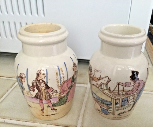 Pots moutarde anciens k - 2, k&g