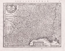 Carte Mercator Languedoc