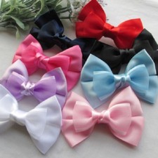 GROS NOEUD DOUBLE RUBAN SATIN