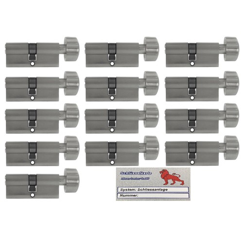 13x cylindres serrure knauf - 13x,