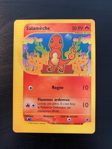 Carte pokémon salamèche - carte, :