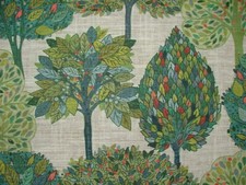 Feuillage Fall Arbres Carnaval Mélange Lin Rideau Tapisserie Coussin Store Tissu