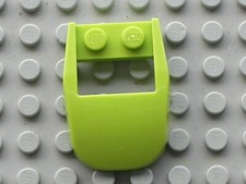 LEGO Lime Wedge 4x3 Cut Back