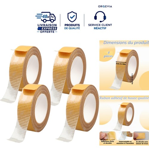 Rouleaux scotch double face - 4,
