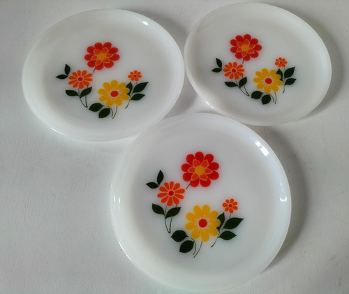 Trio assiettes arcopal - d’assiettes,