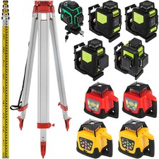 3D Niveau Laser Rotatif Faisceau Vert ou Rouge Construction Horizontal Précis