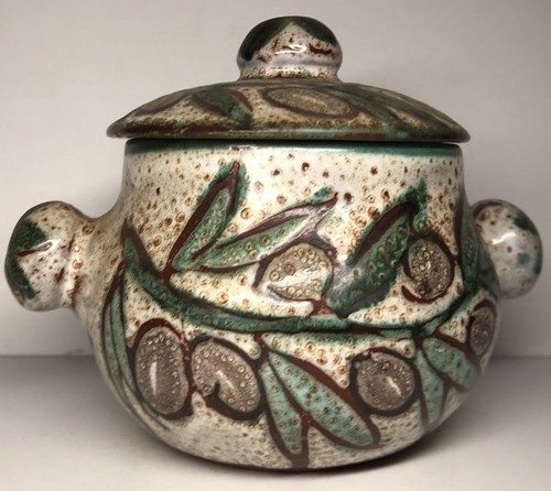 Boite pot décor olives - /pot,