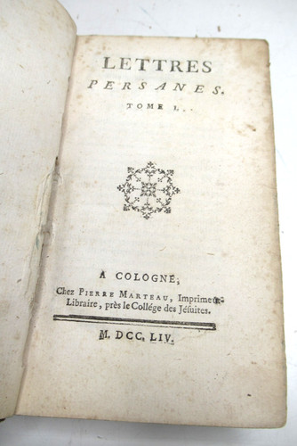 Montesquieu lettres - de,