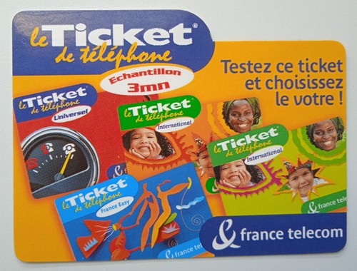 Ticket téléphone france - ticket,