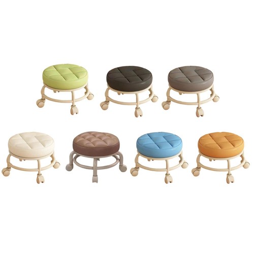 Tabouret roulettes rond - à,