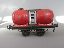 B944 Vintage 1930 Hornby Paris France Wagon Foudre Double à Essieux O Zéro