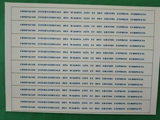  TRAIN. ECHELLE O.  CIWL 