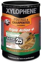 Traitement bois insecticide anti termites poutres et charpentes 5L XYLOPHENE