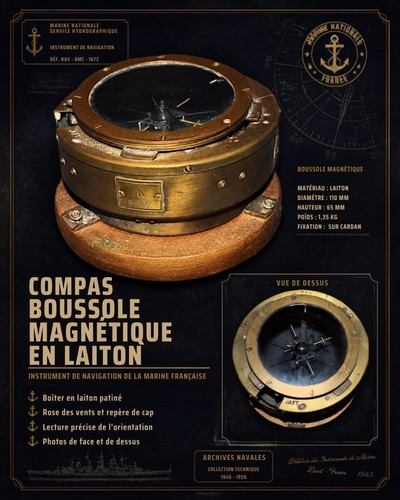 Ancien compas boussole de - compas, et