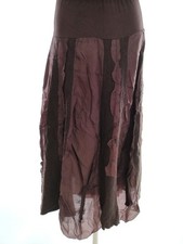 ⭐ EVALINKA Jupe longue pour Femmes Brun 40 ⭐