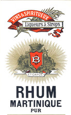  Etiquette neuve RHUM