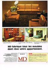 PUBLICITE  1973   MD  meubles