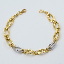 Bracelet femme en or jaune et