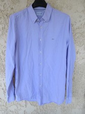 Chemise LACOSTE Opérations parme manches longues coton 41 regular fit