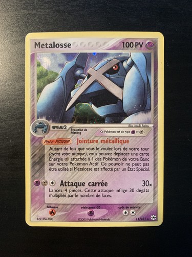 Carte pokémon métalosse - carte, :