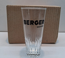 BERGER ANISETTE pastis 6 verres dans leur carton d'origine no ricard