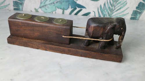 Porte bougie decor elephant
