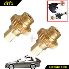 2 Engrenage réparation moteur ailette du toit décapotable OPEL ASTRA 13297951