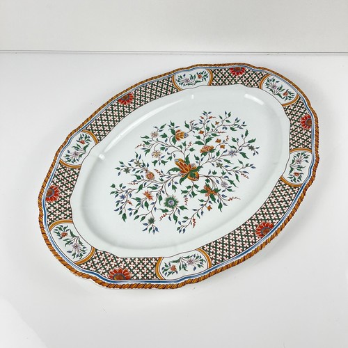 Gien grand plat ovale faïence - grand,
