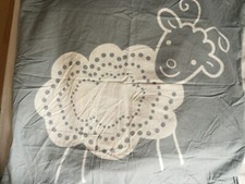 Mouton Parure housse de couette + taie 1 personne parure de lit chambre coton